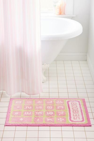 Girl Math Plush Tufted Bath Mat Product Page
