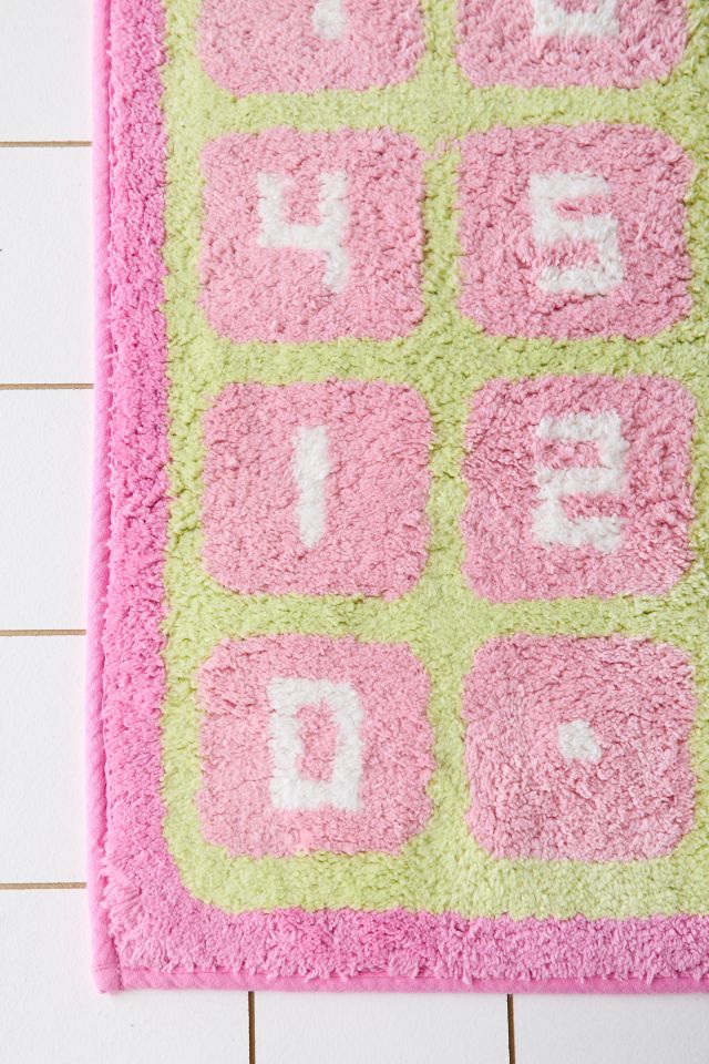 Girl Math Plush Tufted Bath Mat #3
