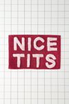 Nice Tits Plush Tufted Bath Mat
