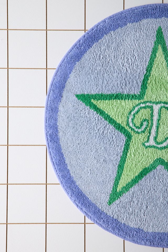 Duh Star Round Plush Tufted Bath Mat #3