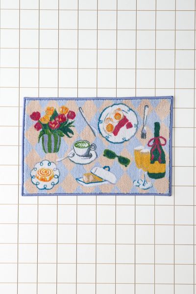 Girl Brunch Printed Bath Mat