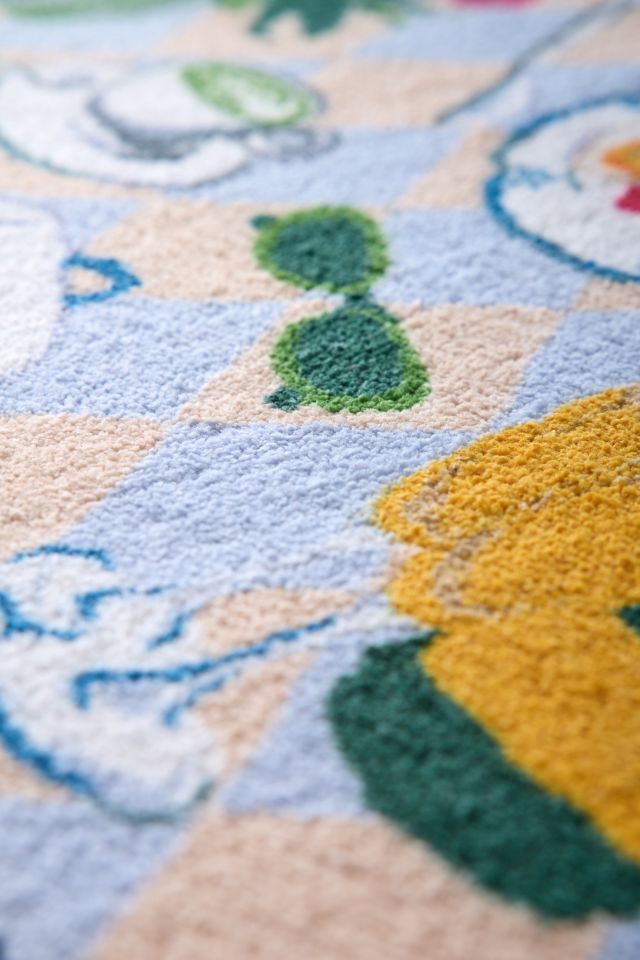 Girl Brunch Printed Bath Mat #2