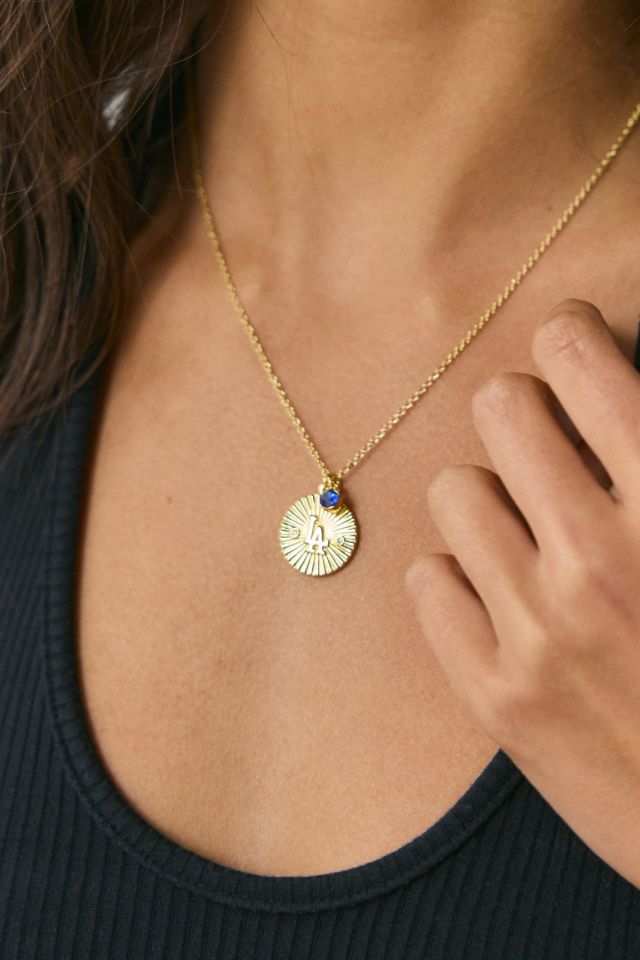 Luv Aj MLB Los Angeles Dodgers Spiral Charm Necklace #1