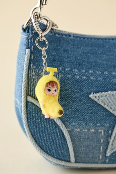 Okitoki Strawberry Bunny Plushie Keychain