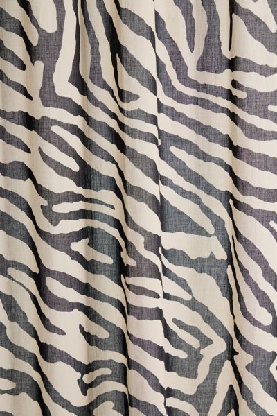 Darcie Zebra Patterned Window Panel