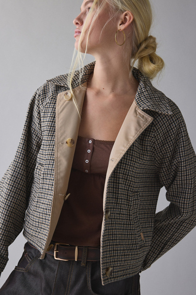 Levi’s® Reversible Cropped Trench Coat