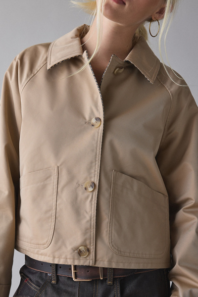 Levi’s® Reversible Cropped Trench Coat