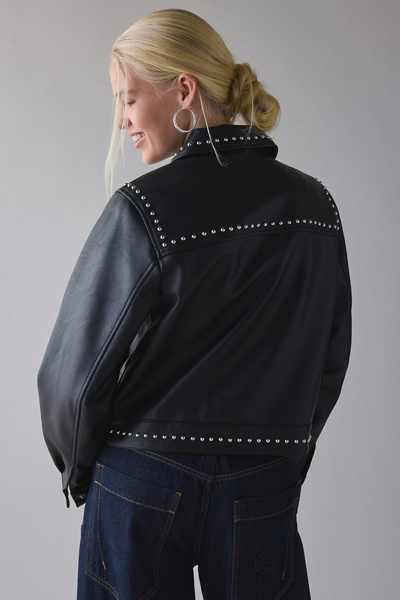 Levi’s® Studded Faux Leather Jacket