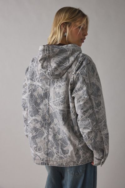 BDG Avril Cotton Canvas Zip-Up Hooded Skate Jacket