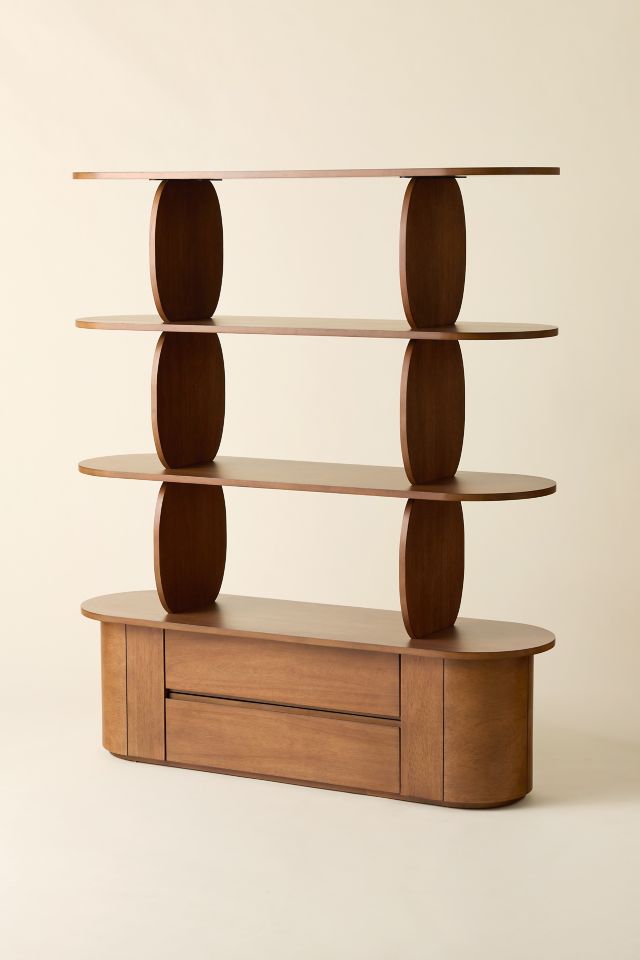 Rue 4-Tier Oval Storage Shelf #1