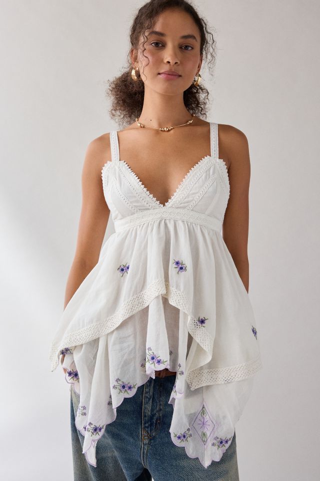 Kimchi Blue Song For Love Tiered Babydoll Tunic Tank Top #1