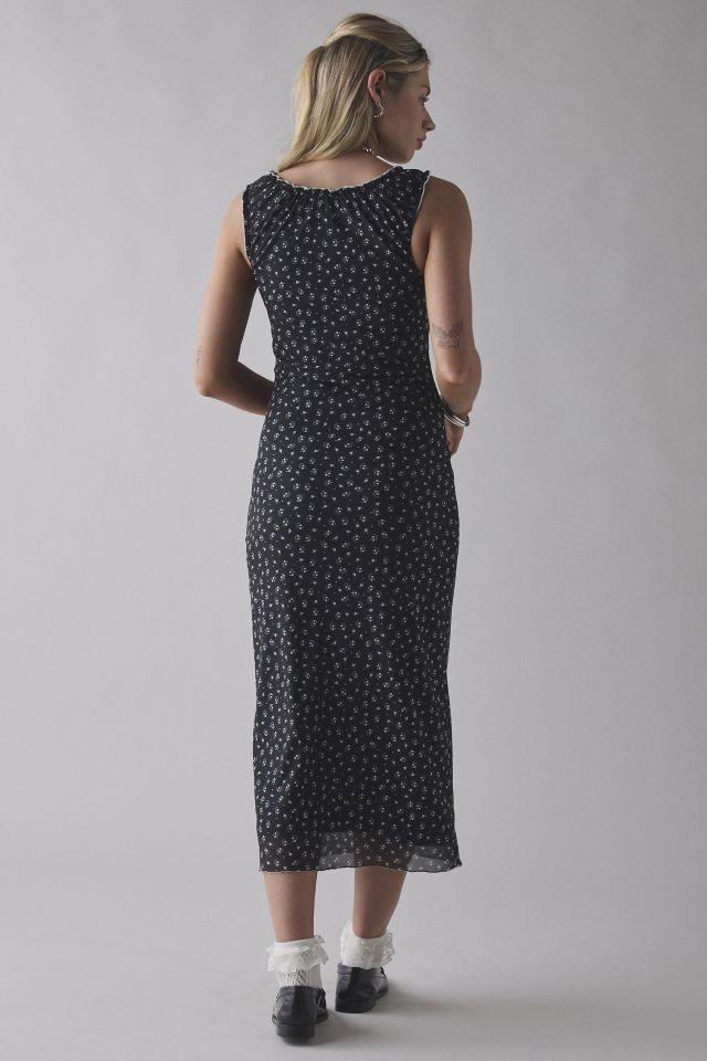 Daisy Street Ditsy Floral V-Neck Slip Midi Dress #2