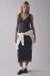 Daisy Street Ditsy Floral V-Neck Slip Midi Dress