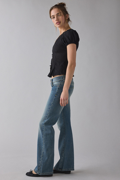 Abrand 00 Ava Super Low Kick Flare Jean