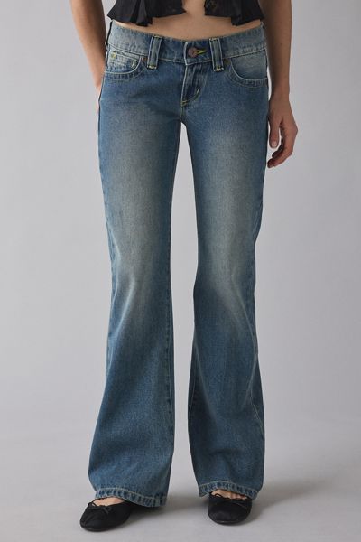 Abrand 00 Ava Super Low Kick Flare Jeans