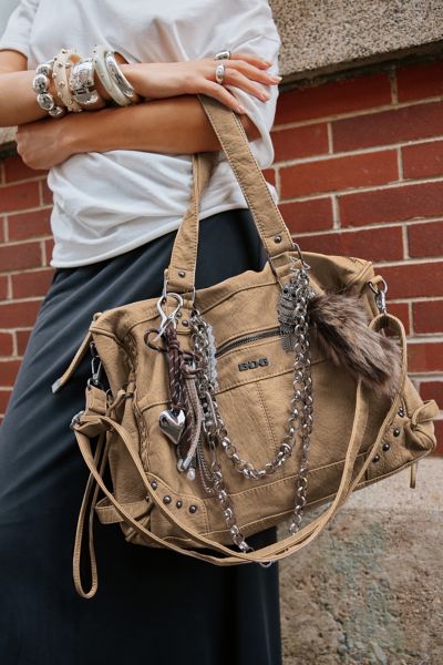 Bdg Cindy Oversized Shoulder Bag In Neutral, Women's At Urban Outfitters In Neutral