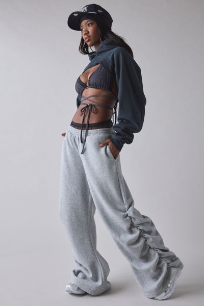 1st Position By Tinashe UO Exclusive Nasty Girl Ruched Wide Leg Sweatpant Product Page
