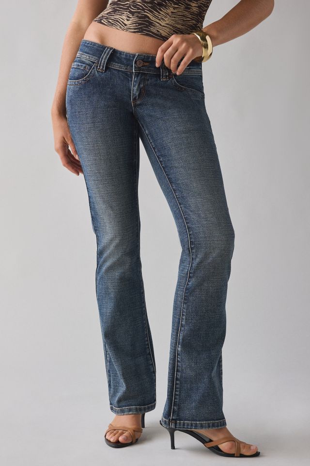 Abrand 00 Prue Super Low-Rise Kick Flare Jean #1