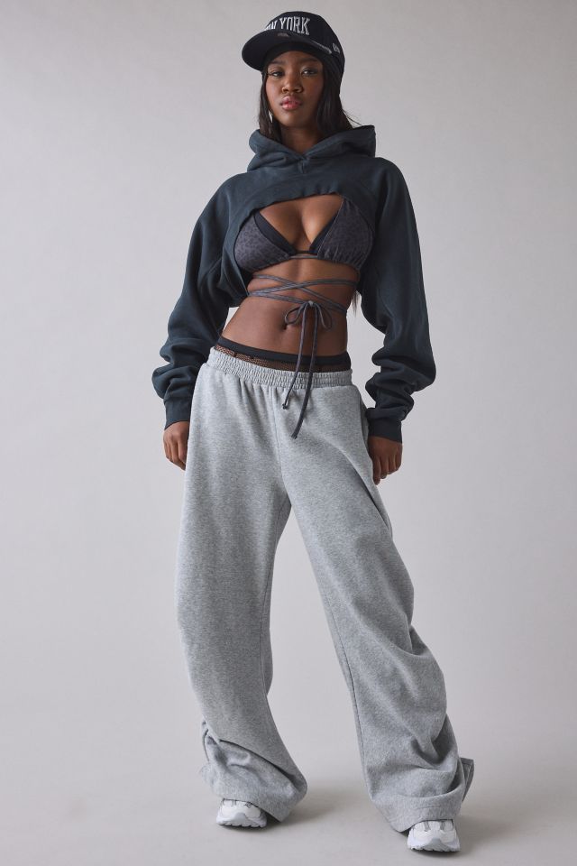 1st Position By Tinashe UO Exclusive Nashe Ultra Cropped Hoodie Sweatshirt #1