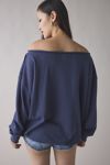 BDG Jessa Graphic Off-The-Shoulder Pullover