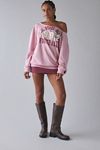 BDG Jessa Graphic Off-The-Shoulder Pullover