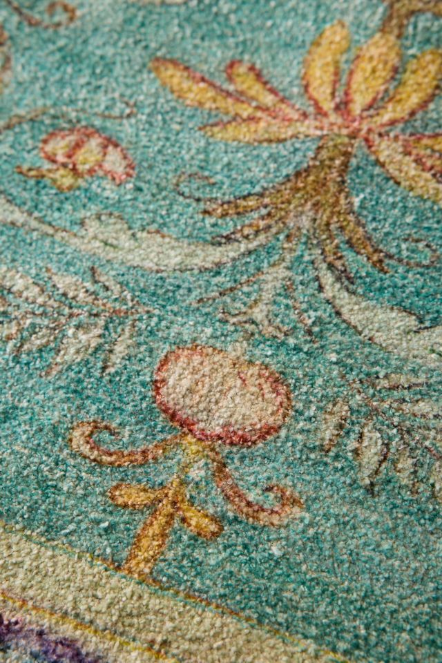 Floral Harmony Printed Rug #2