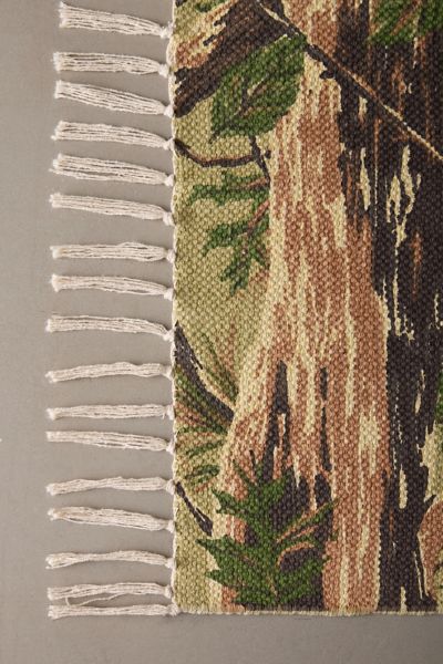 Camo Screen Printed Rug