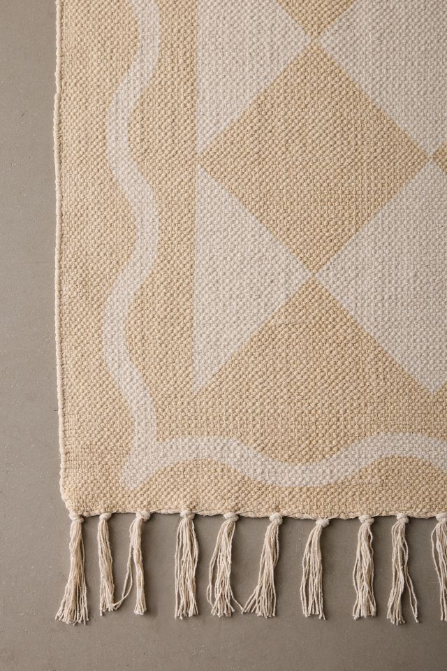 Diamond Screen Printed Rug #3