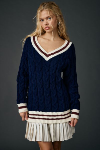 En Saison Knox Mixed Media Sweater Mini Dress