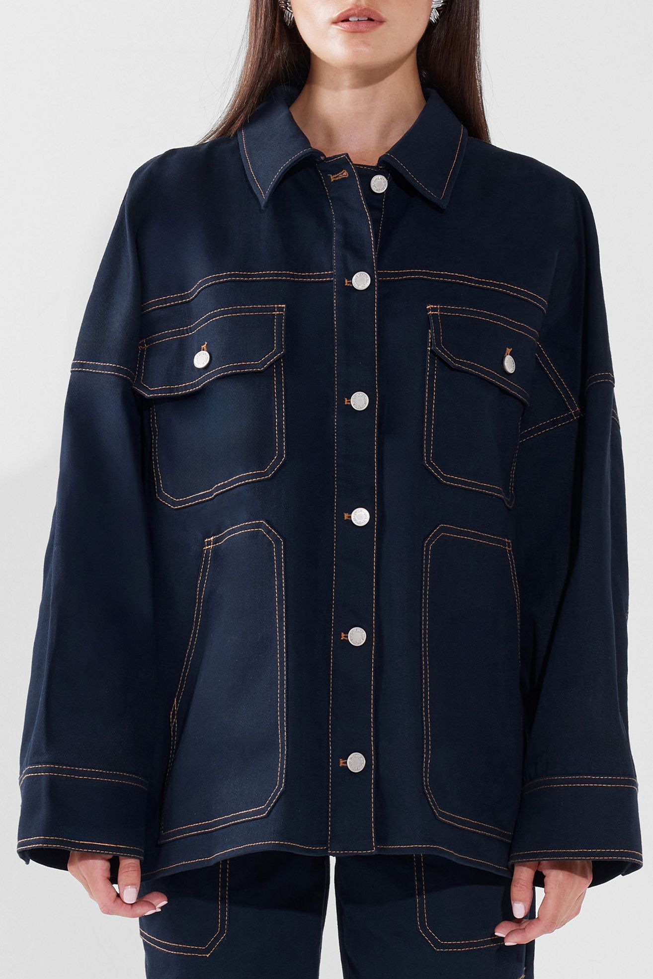 BY.DYLN Cooper Oversized Denim Jacket