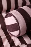 Awning Striped Round Bolster Pillow