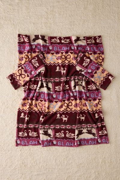 Wearable Bed Rotting Throw Blanket