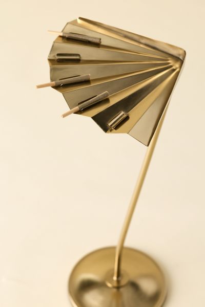 Fan Iron Smoking Side Table