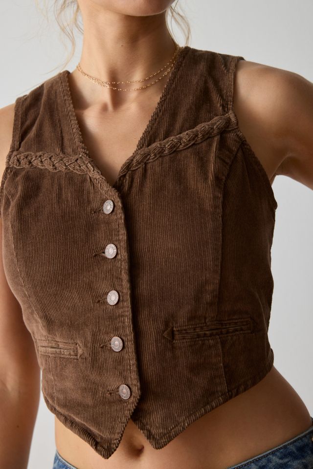 Levi’s® Braided Corduroy Vest Top #1