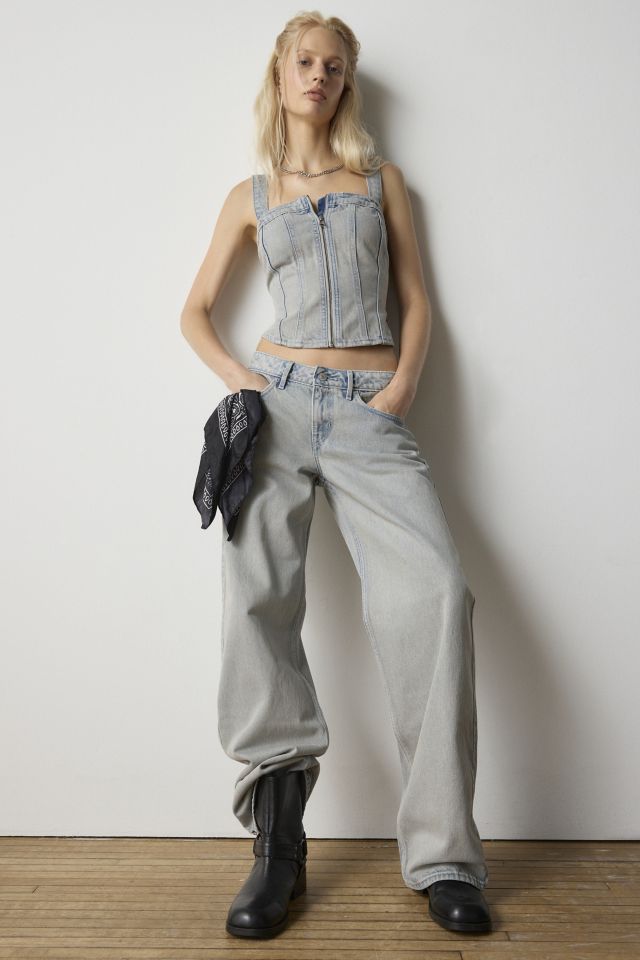 Levi’s® Boss Business Sculpted Bustier Denim Top #3