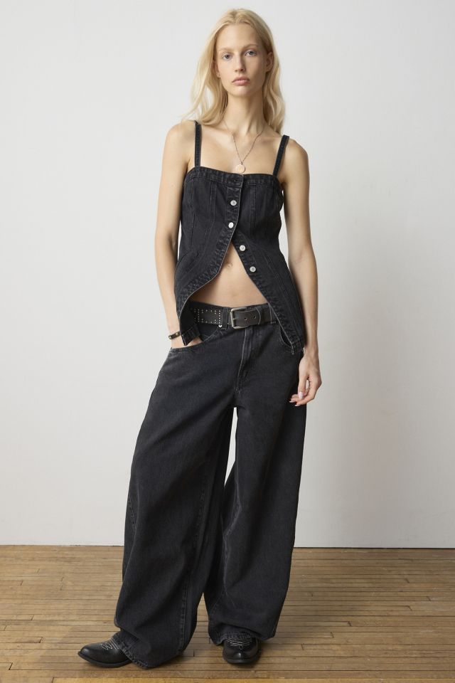 Levi's® Tailored Bustier Denim Vest Top #3