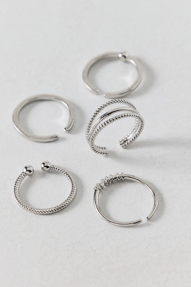 Simple Midi Ring & Toe Ring Set #1
