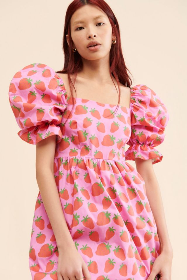 by Megan Crosby Sophie Strawberry Midi Dress #3