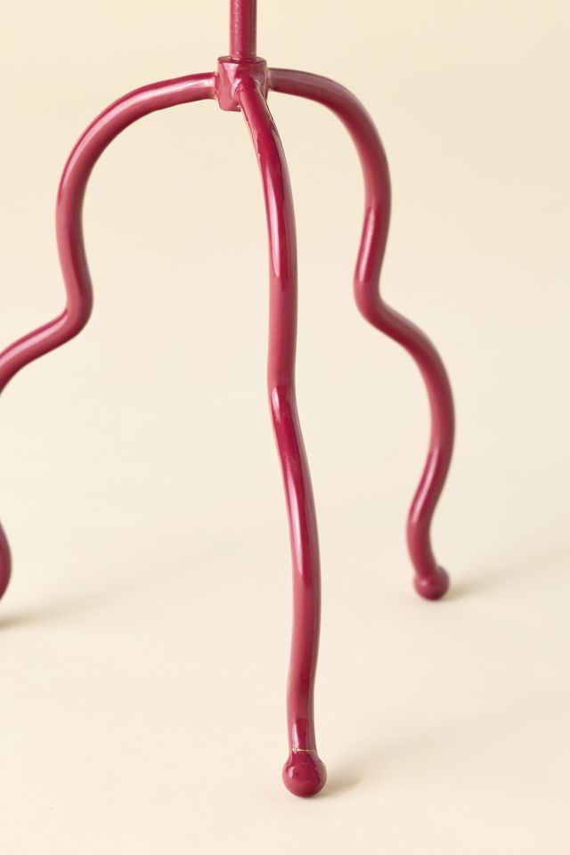 Mystic Wavy Leg Metal Side Table #1