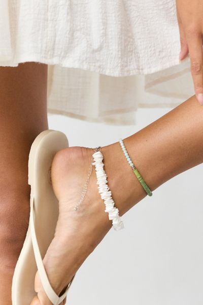 Puka Shell Anklet