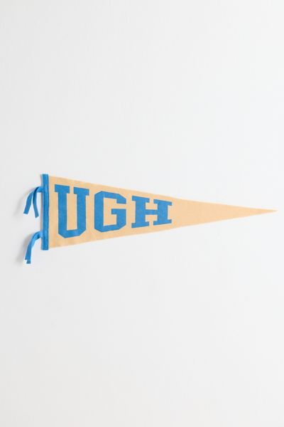 Game Day Ugh College Pennant Flag Wall Hanging