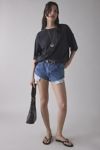 ReMADE By UO Wrangler Cheeky Denim Micro Short