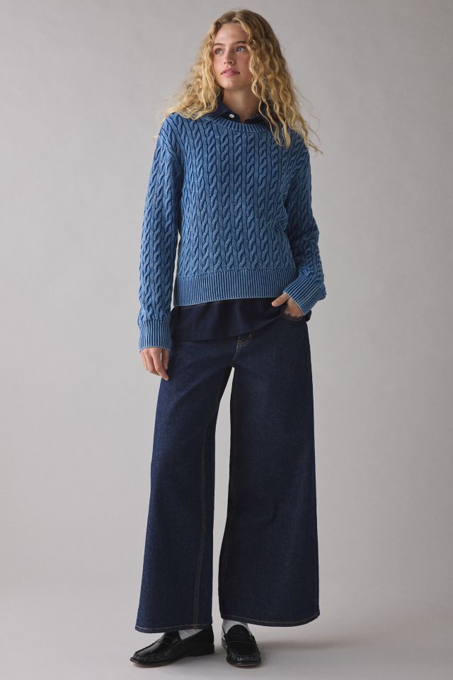 Levi's® Boyfriend Cable Knit Pullover Sweater #2