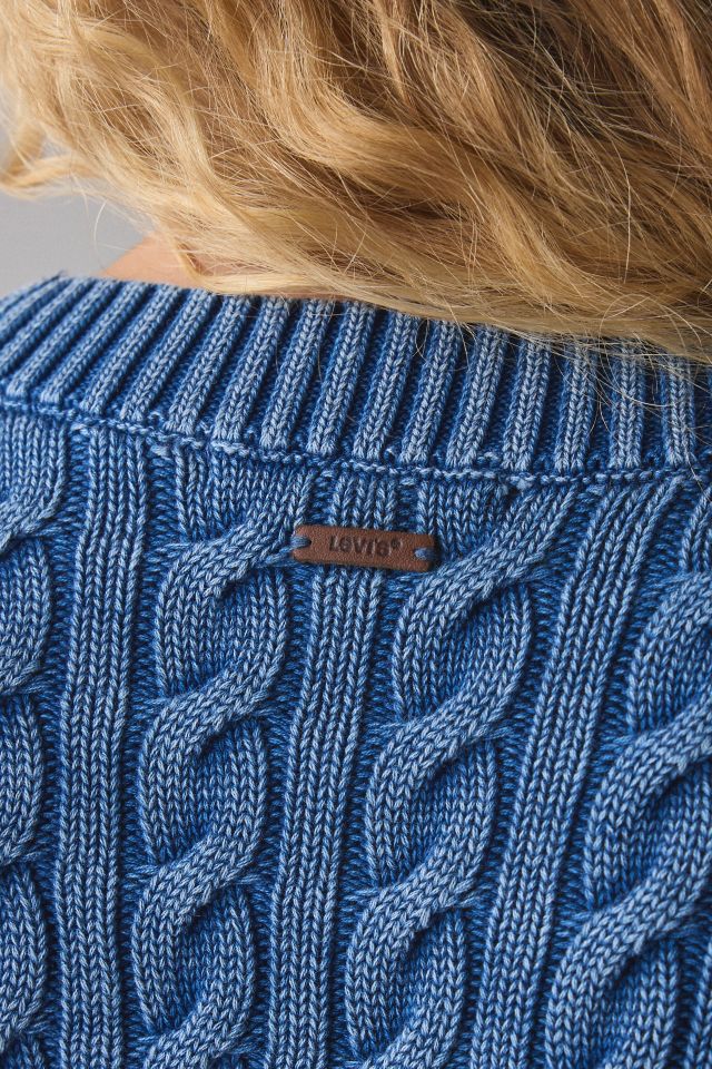 Levi's® Boyfriend Cable Knit Pullover Sweater #3