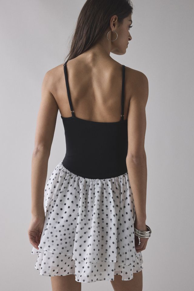 UO Sonnie Day Basque Waist Cami Mini Dress #4