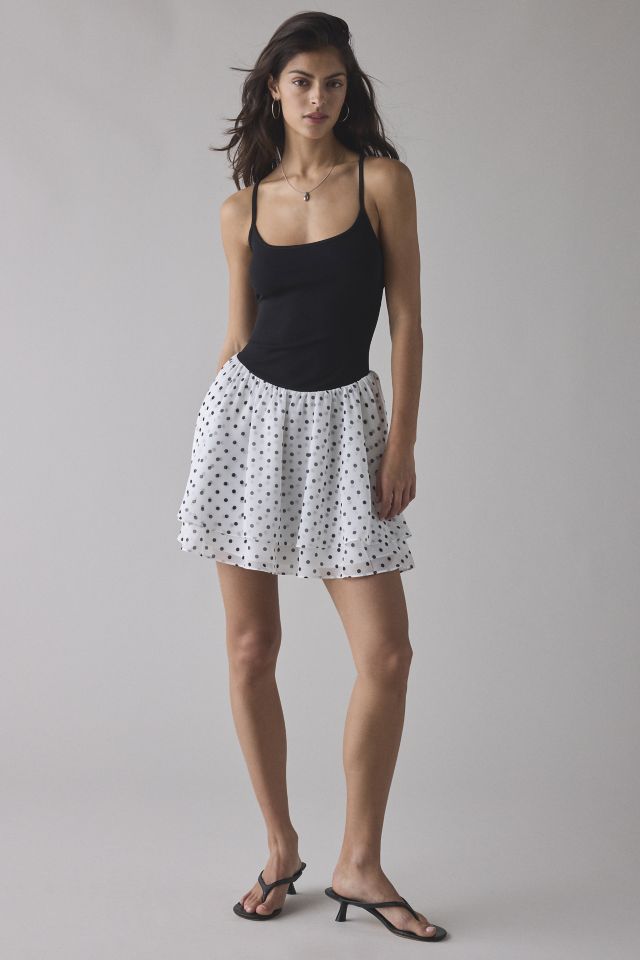 UO Sonnie Day Basque Waist Cami Mini Dress #5