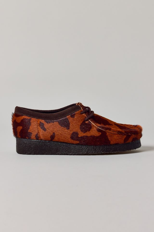 Clarks Women's Wallabee Cow Print Shoe #1