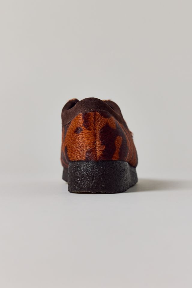 Clarks Women's Wallabee Cow Print Shoe #3