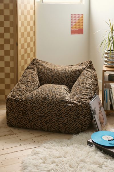 Cooper Patterned Bean Bag Chair