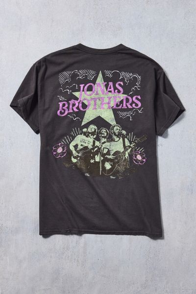 Urban Outfitters Jonas Brothers Graphic Tee In Black, Men's At